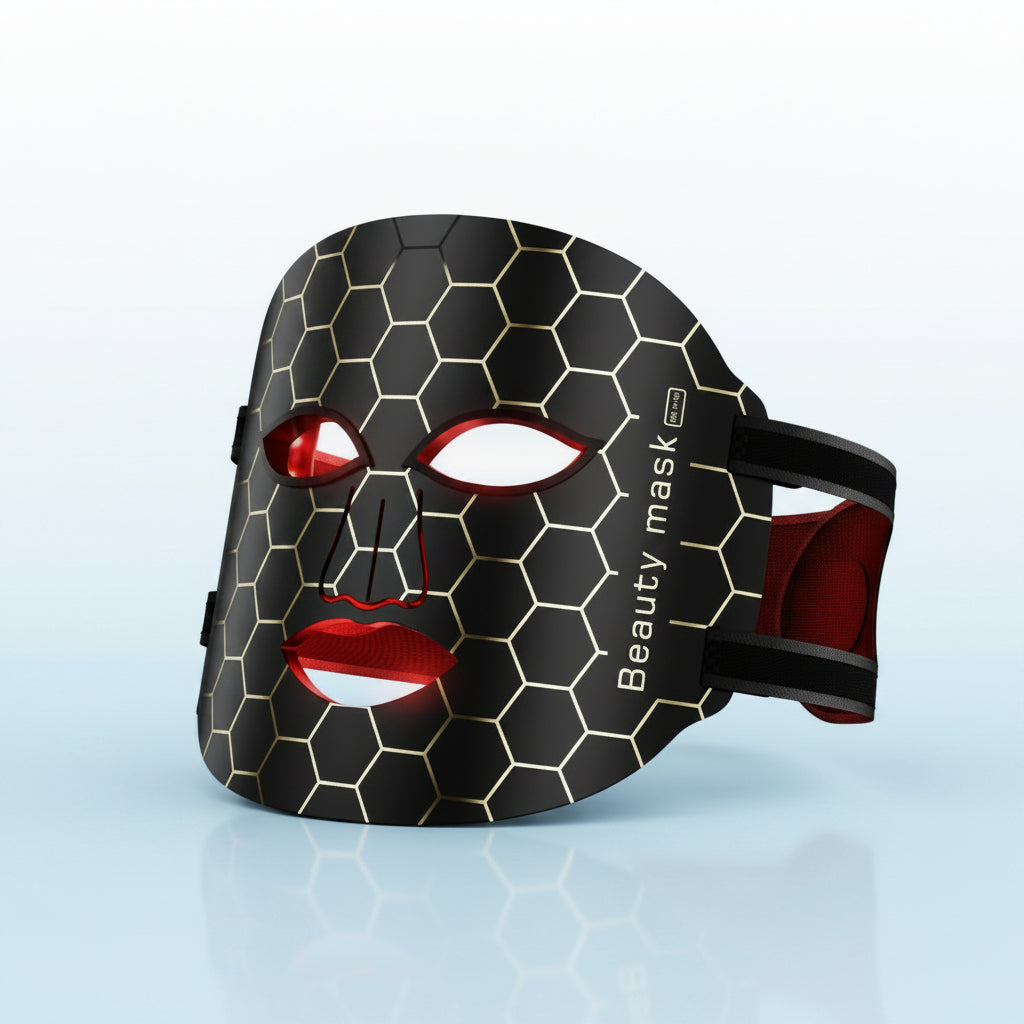 LED Photon Facial Mask with Seven Color Light Therapy